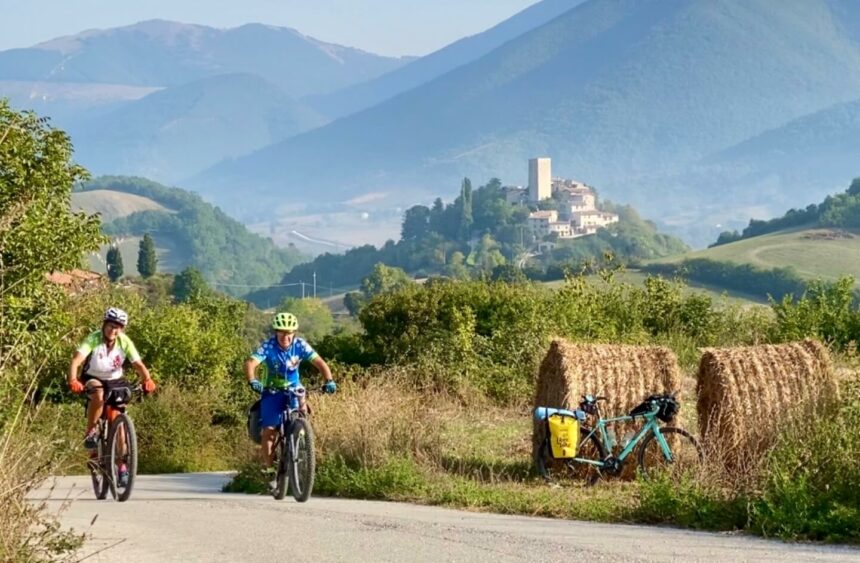 Crossing Italy: from the Adriatic Sea to the Tyrrhenian Sea. Trip made for the second time this summer!